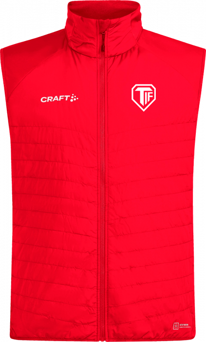 Craft - Tif Running Vest Men - Rojo & blanco