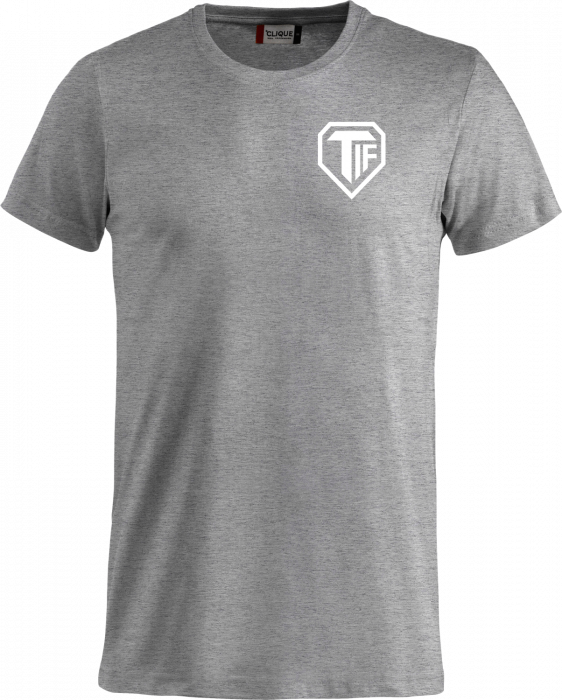 Clique - Tif Bomulds T-Shirt - Grå